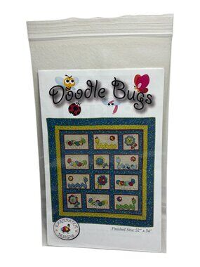 Doodle Bugs Applique Quilt Pattern by Kariepatch Designs